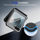 Galaxy Z Flip 6 Magnetic Ring Kickstand Full Body Protective Phone Case