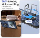 Galaxy Z Flip 6 Magnetic Ring Kickstand Full Body Protective Phone Case