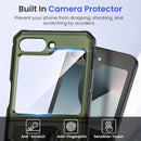 Galaxy Z Flip 6 Magnetic Ring Kickstand Full Body Protective Phone Case