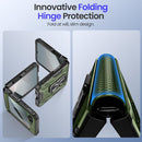 Galaxy Z Flip 6 Magnetic Ring Kickstand Full Body Protective Phone Case