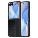 Galaxy Z Flip 8 Carbon Fiber Leather Hard Case