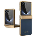Galaxy Z Flip 8 Diamond Leather Case – Blue