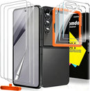 Galaxy Z Flip 8 Glitter Case with Hinge Protection & Ring Stand – Sparkly Clear