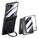 Galaxy Z Flip 8 Kickstand Screen Protector Case – Black