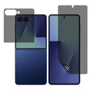 Galaxy Z Flip 8 Privacy Hydrogel Screen Protector Set (180° Front / Back)