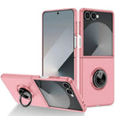 Galaxy Z Flip 8 Rotatable Ring Kickstand Case – Pink