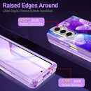 Galaxy Z Fold 5 Case Built Front Screen Protector Glitter Pattern Protective Girls Case