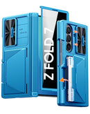 Galaxy Z Fold 7 Case with Credit Card Holder RFID Blocking
