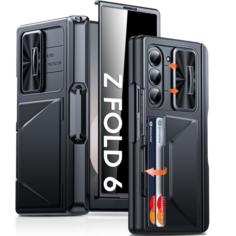 credit card sleeve for phone case Galaxy Z Fold 7 Case with Credit Card Holder RFID Blocking