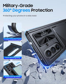 Galaxy Z Fold 7 Case with Credit Card Holder RFID Blocking