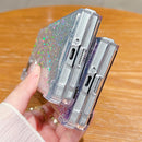 Galaxy Z Fold 7 glitter case for women with slim shockproof sparkle
