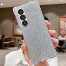 Galaxy Z Fold 7 glitter case for women with slim shockproof sparkle