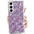 Galaxy Z Fold 7 glitter case for women with slim shockproof sparkle