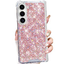 Galaxy Z Fold 7 glitter case for women with slim shockproof sparkle