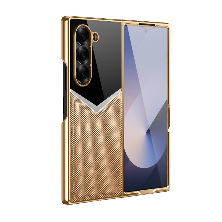 Galaxy Z Fold 7 Heavy Duty Frame Leather Phone Case