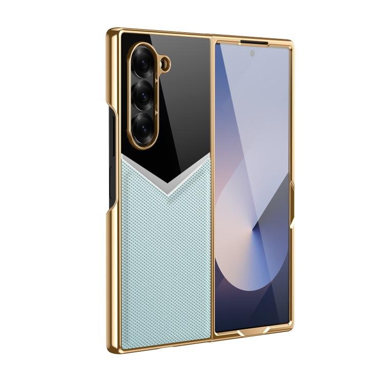 Galaxy Z Fold 7 Heavy Duty Frame Leather Phone Case
