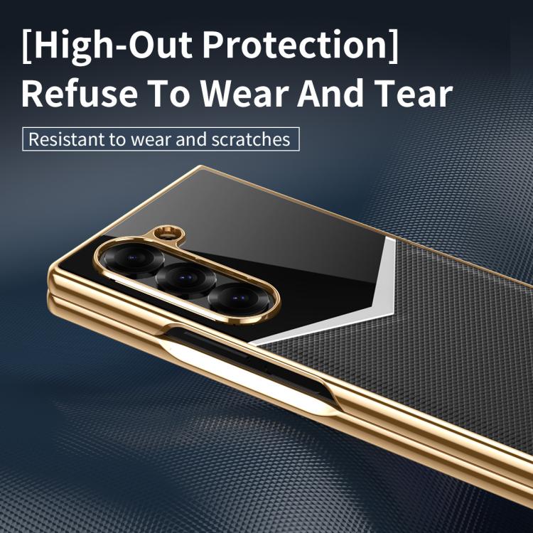 Galaxy Z Fold 7 Heavy Duty Frame Leather Phone Case