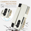 Galaxy Z Fold 7 Leather Wallet Phone Case