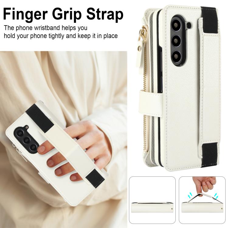 Galaxy Z Fold 7 Leather Wallet Phone Case