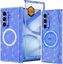 Galaxy Z Fold 7 marble MagSafe rugged case with hinge and privacy