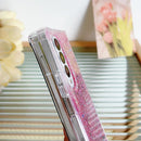 Galaxy Z Fold 7 pink glitter case for women and girls