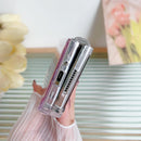 Galaxy Z Fold 7 pink glitter case for women and girls