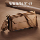 Galaxy Z Fold 7 wallet case with RFID blocking and shoulder strap