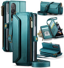 Galaxy Z Fold 7 wallet case with RFID blocking and shoulder strap