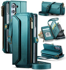 Galaxy Z Fold 7 wallet case with RFID blocking and shoulder strap