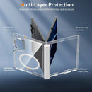 Galaxy Z Fold 8 Clear MagSafe Hinge Case, Shockproof Cover