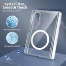 Galaxy Z Fold 8 Clear MagSafe Hinge Case, Shockproof Cover
