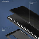 Galaxy Z Fold 8 Leather Flip Case with Kickstand — Full-Body Mirror Cover