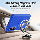 Galaxy Z Fold 8 Shockproof Leather Hinge Case, MagSafe Cover