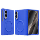 Galaxy Z Fold 8 Shockproof Leather Hinge Case, MagSafe Cover