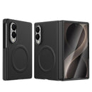Galaxy Z Fold 8 Shockproof Leather Hinge Case, MagSafe Cover