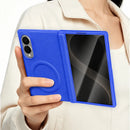 Galaxy Z Fold 8 Shockproof Leather Hinge Case, MagSafe Cover