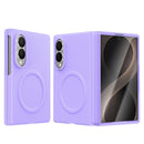 Galaxy Z Fold 8 Shockproof Leather Hinge Case, MagSafe Cover