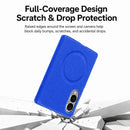 Galaxy Z Fold 8 Shockproof Leather Hinge Case, MagSafe Cover