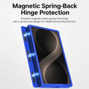 Galaxy Z Fold 8 Shockproof Leather Hinge Case, MagSafe Cover