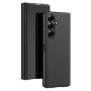 Galaxy Z Fold 8 Ultra Leather Flip Case with Kickstand — Full-Body Mirror Cover