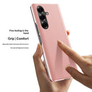 Galaxy Z Fold 8 Ultra Leather Flip Case with Kickstand — Full-Body Mirror Cover
