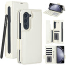 Galaxy Z Fold 8 Ultra Leather Wallet Case with Stand, Card Slots and S Pen Holder