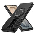 Galaxy Z Fold 8 Ultra Magnetic Ring Kickstand Case with Slide Camera Cover