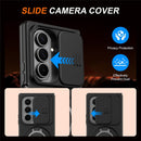 Galaxy Z Fold 8 Ultra Magnetic Ring Kickstand Case with Slide Camera Cover