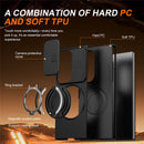 Galaxy Z Fold 8 Ultra Magnetic Ring Kickstand Case with Slide Camera Cover