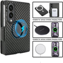 Galaxy Z Fold 8 Wide Wallet Case with Card Slots, RFID Blocking, Magnetic Ring & Hinge Protection – Black