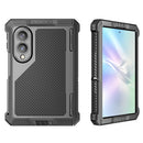 Galaxy Z Fold8 Case Aluminum Alloy + Silicone Kickstand Case