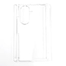 Galaxy Z TriFold Clear Case Dual-Axis Hard PC Cover