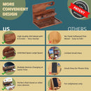Gifts for Men, Dad Gifts from Daughter Son, Ash Wood Phone Docking Station Nightstand Organizer,