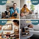 Gifts for Men, Dad Gifts from Daughter Son, Ash Wood Phone Docking Station Nightstand Organizer,